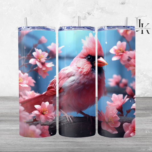 20oz Skinny Tumbler Birds