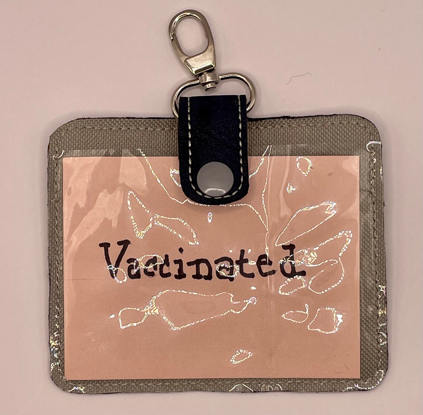 Vaccination Card Embroidered Holder