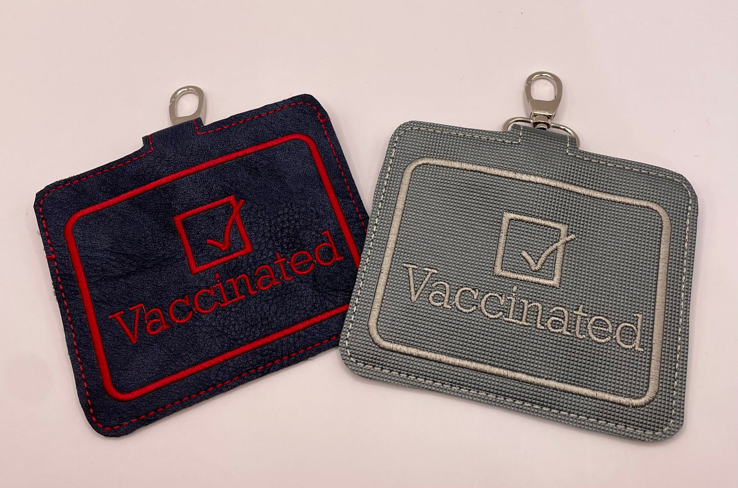 Vaccination Card Embroidered Holder