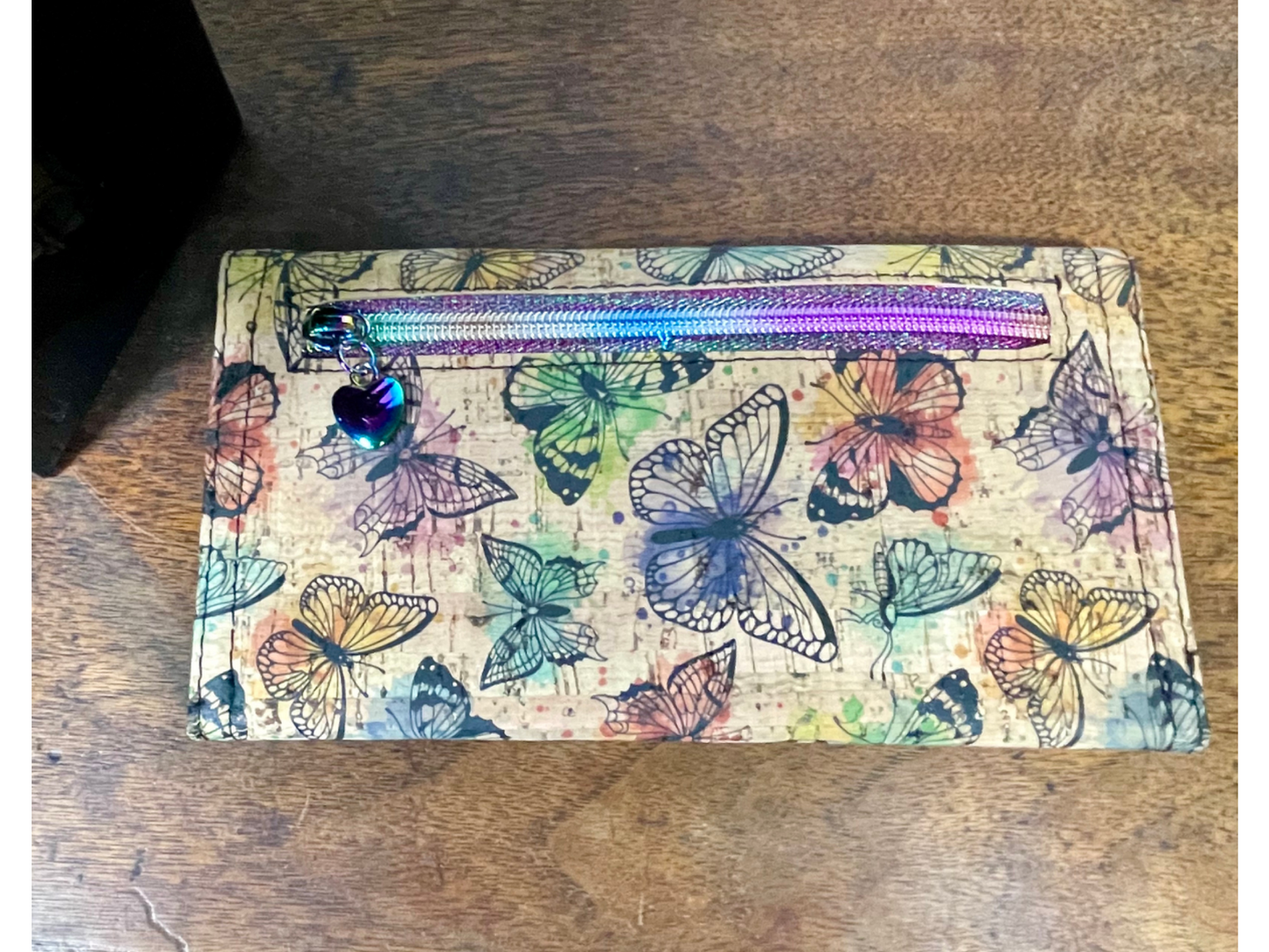 Architect Women’s Wallet/Cork with Butterflies