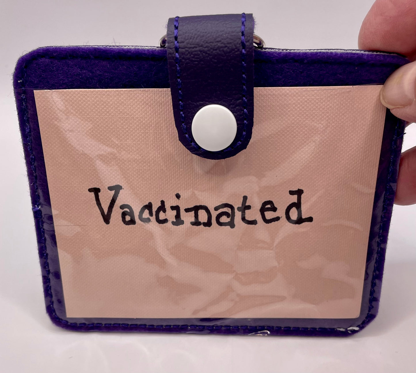 Vaccination Card Embroidered Holder