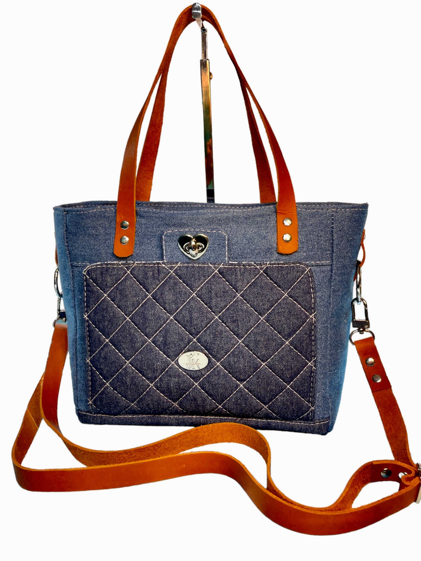 Sandra Handbag in Denim