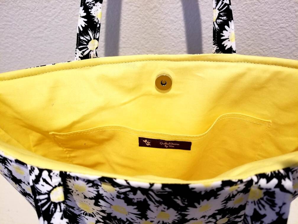 Daisy Tote Bag, Hand Bag, Purse