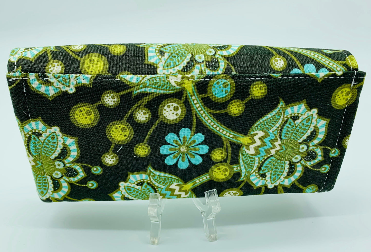 Women’s Wallet Green Floral/ Necessary Clutch Wallet