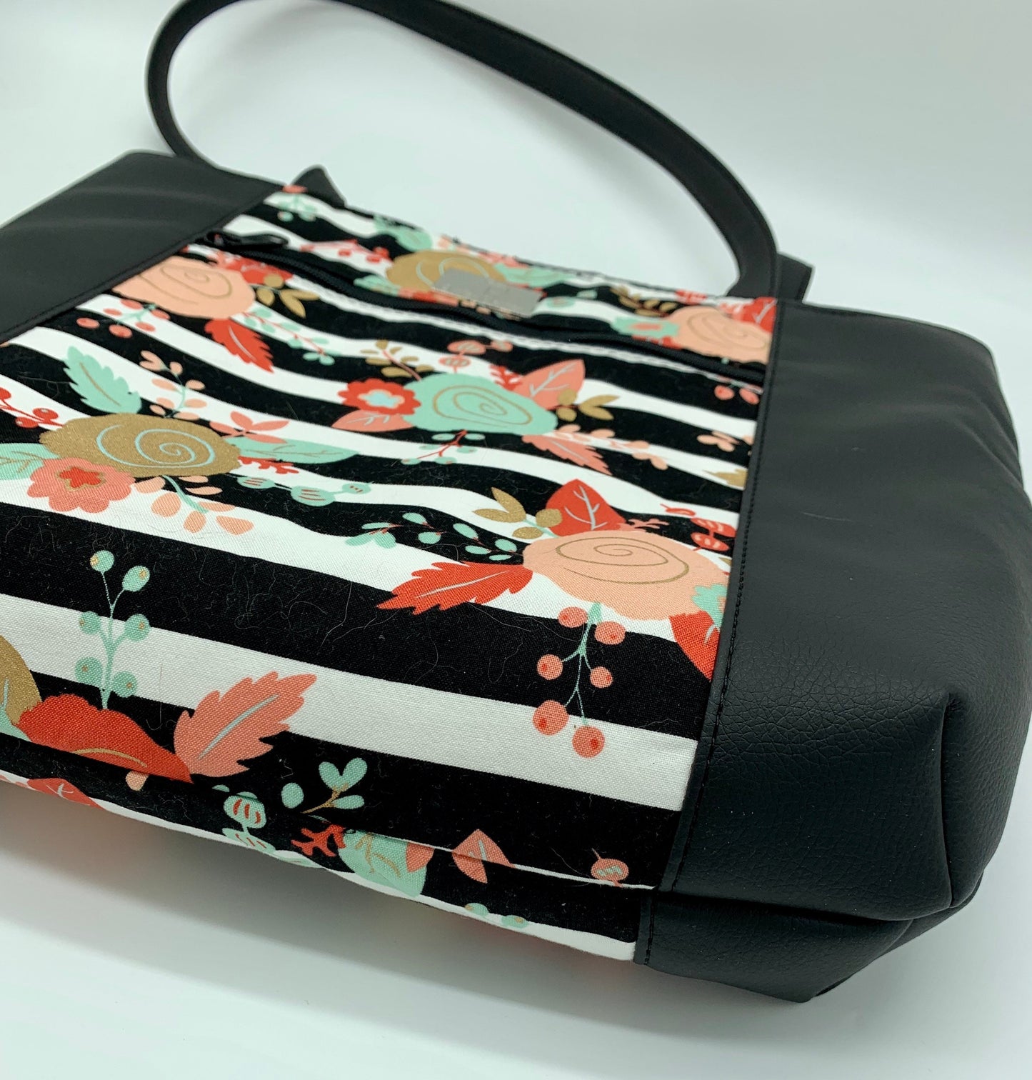 Floral Pelican Tote Bag