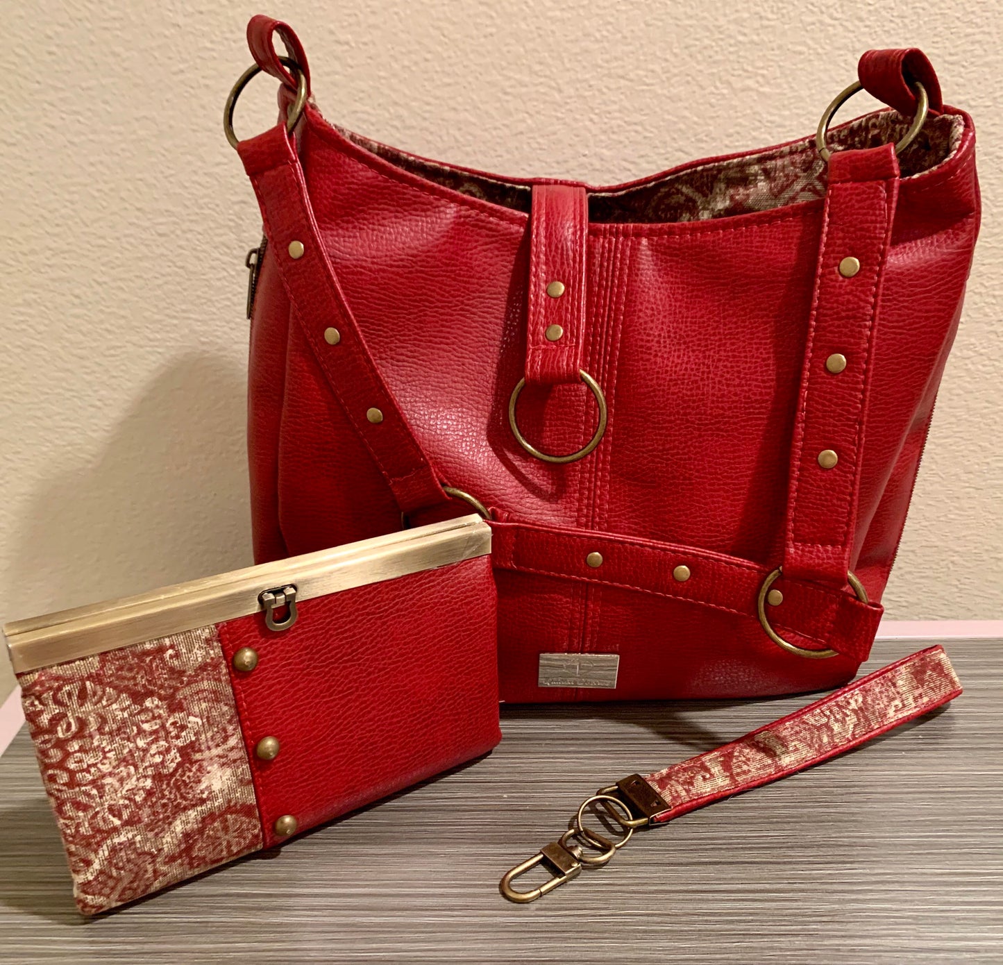 Red Goddess of the Sea Handbag/Shoulder Bag/ Hobo bag