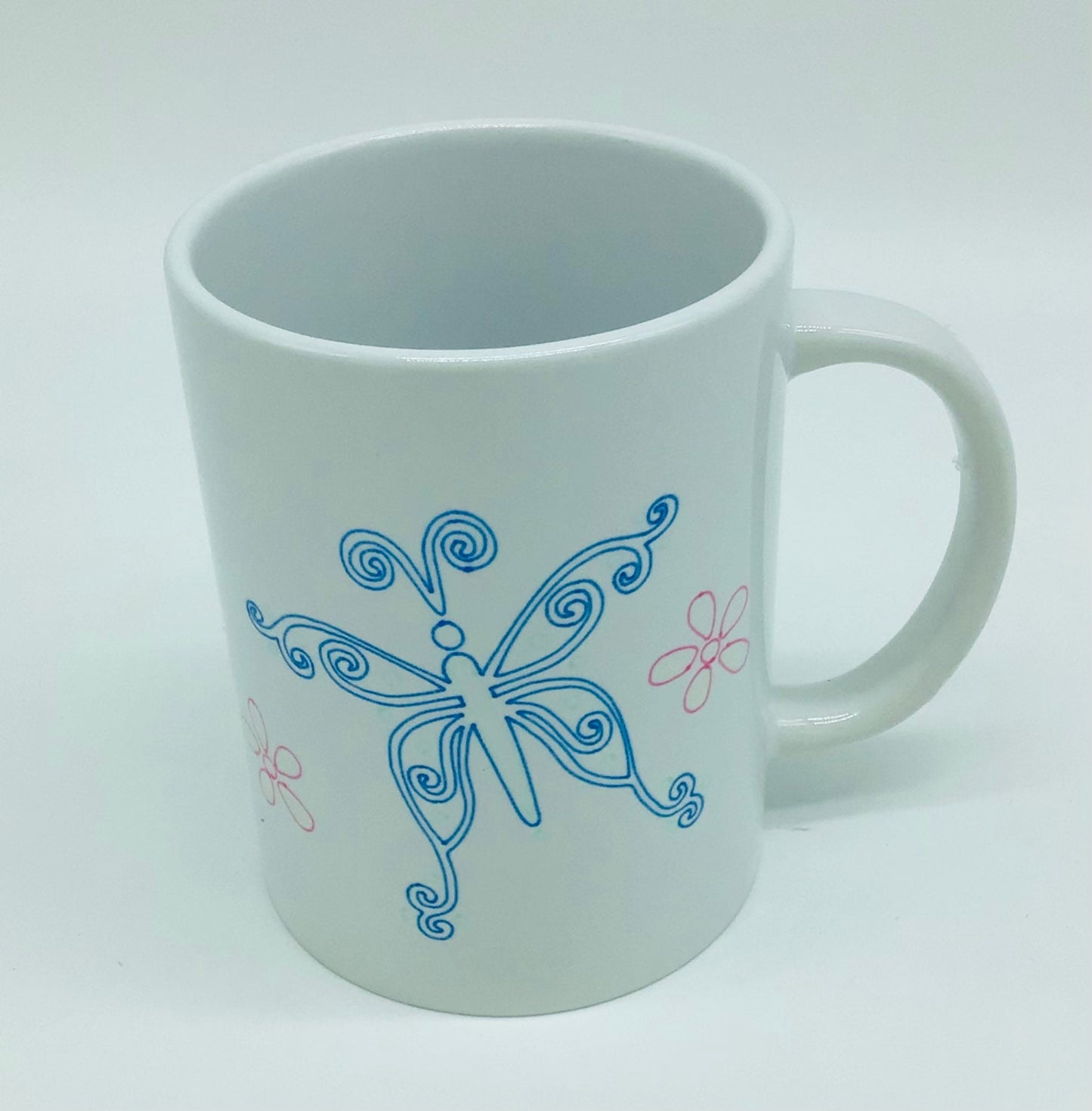 Decorative Drawings Coffee Ceramic Mug 15oz