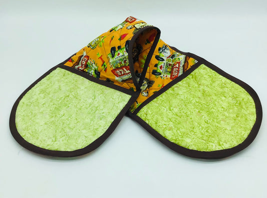 Taco Truck Quilted Cooking Oven Mitt.