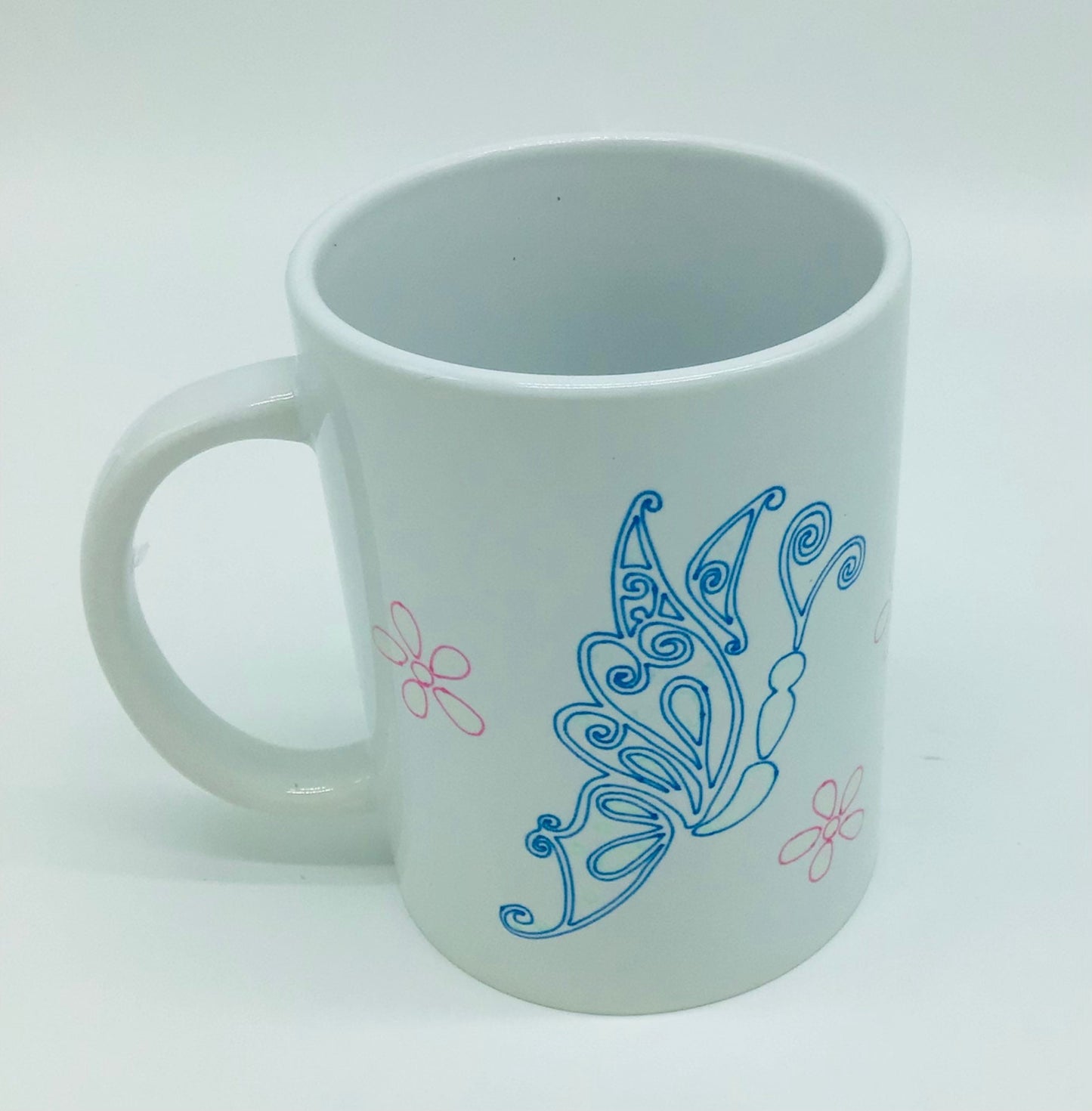 Decorative Drawings Coffee Ceramic Mug 15oz